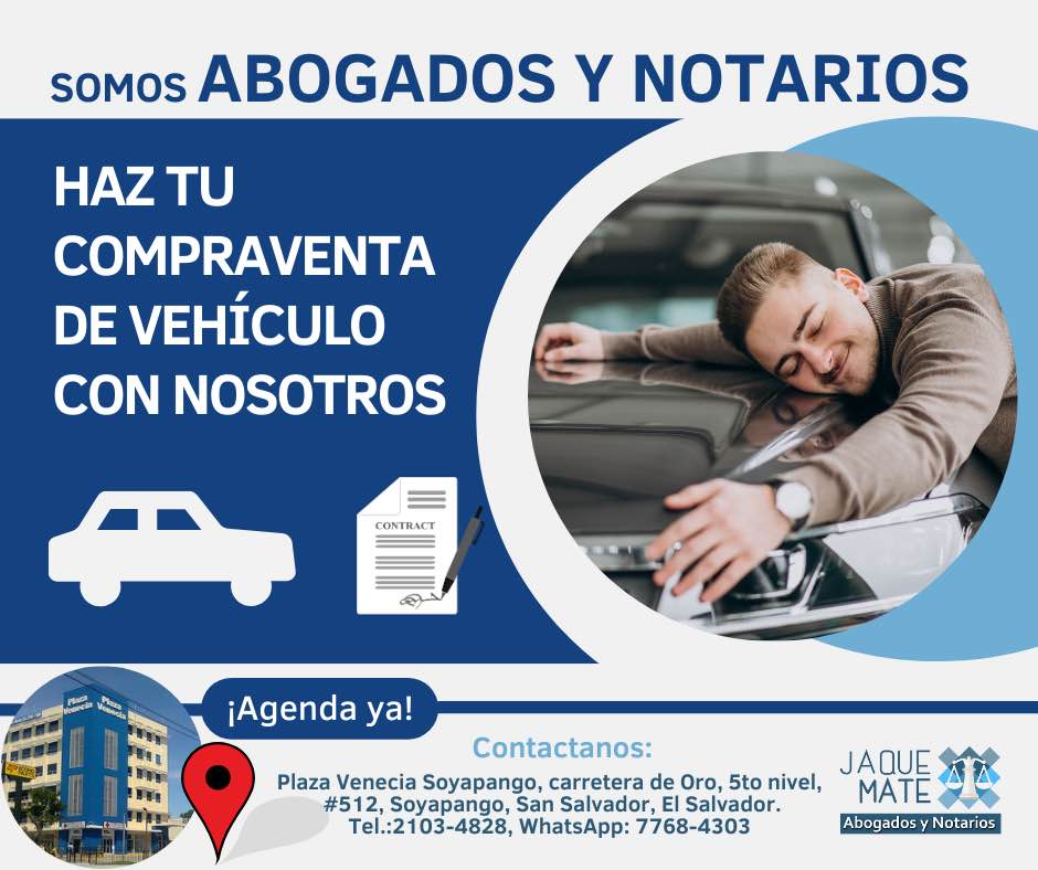 Compraventa de Vehículos — Jaque Mate Abogados